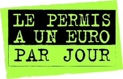 Logo Permis à 1 euro par jour
